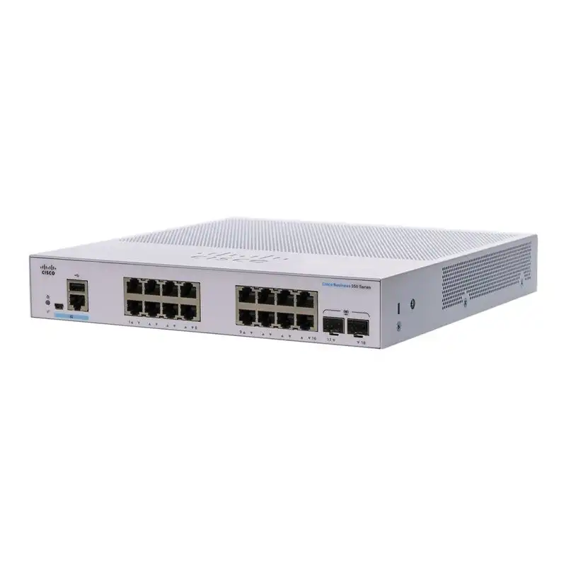 Cisco Business 350 Series CBS350-16T-2G - Commutateur - C3 - Géré - 16 x 10 - 100 - 1000 + 2 x Gig... (CBS350-16T-2G-EU)_1